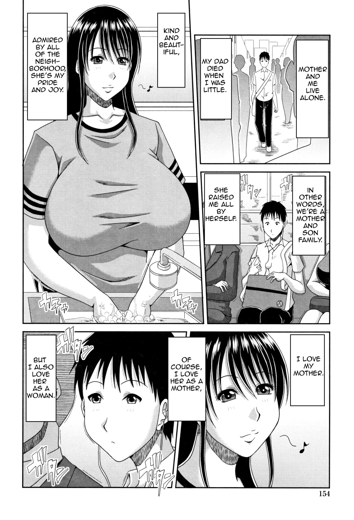 Hentai Manga Comic-Mother's Sex Lesson-Read-155